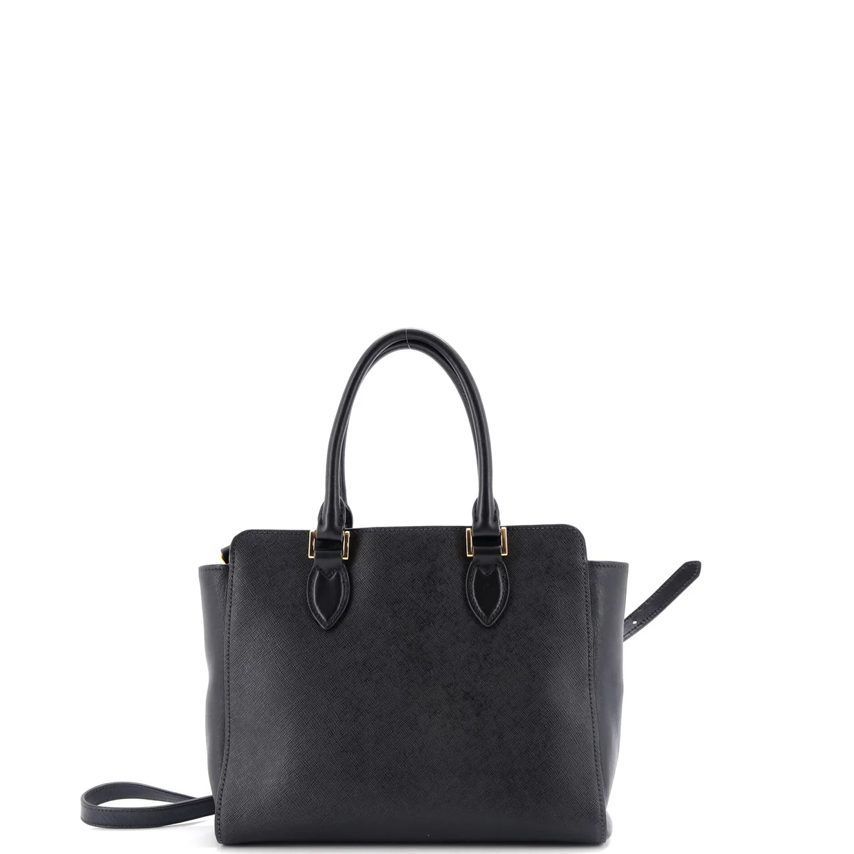 Convertible Open Tote Saffiano with Soft Calf Small - Deep Luxury