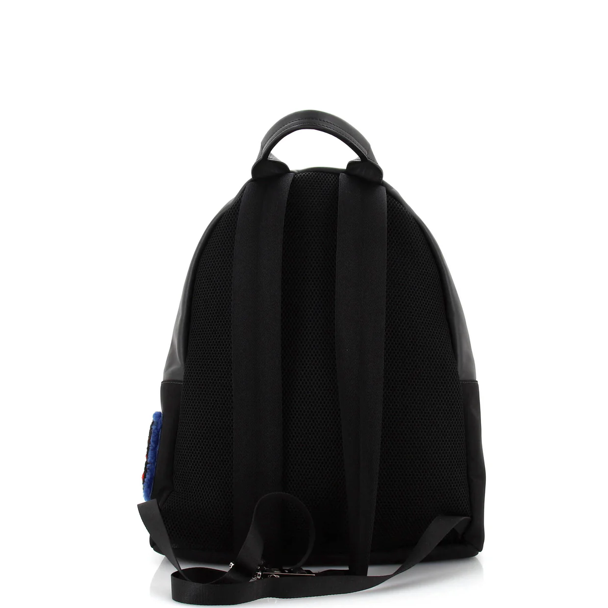 Front Pocket Backpack Nylon with Shearling Medium - Deep Luxury