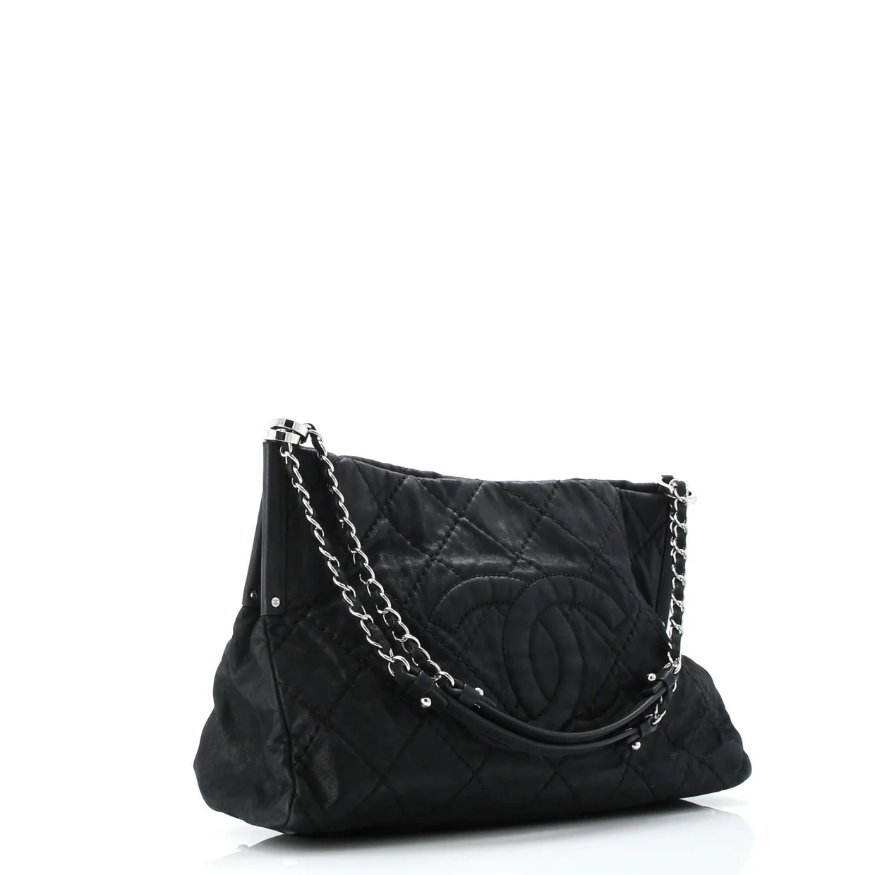 Sea Hit Shoulder Bag Quilted Iridescent Calfskin Medium - Deep Luxury