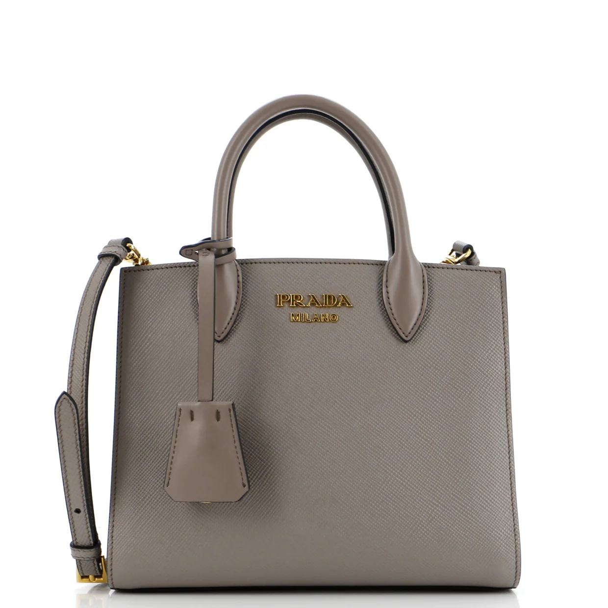 Bibliotheque Tote Saffiano with City Calf Small - Deep Luxury