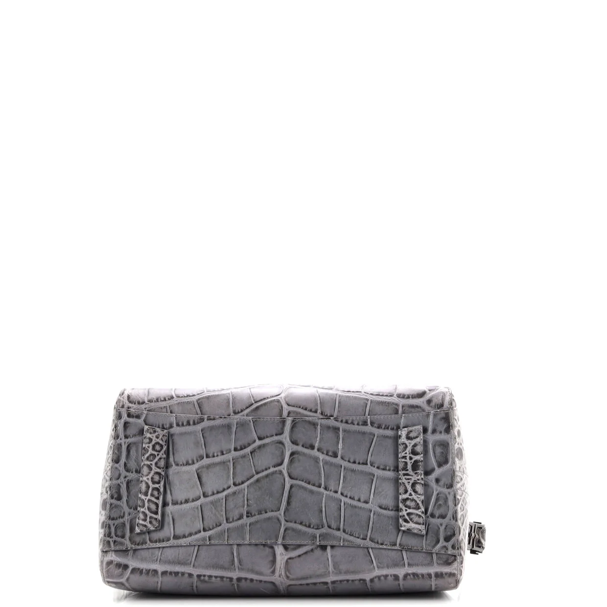 Antigona Bag Crocodile Embossed Leather Medium - Deep Luxury