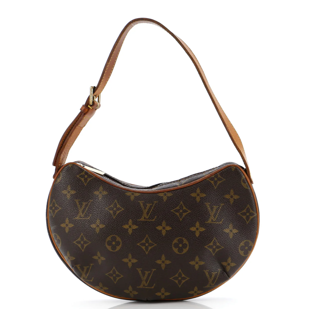 Croissant Handbag Monogram Canvas PM - Deep Luxury