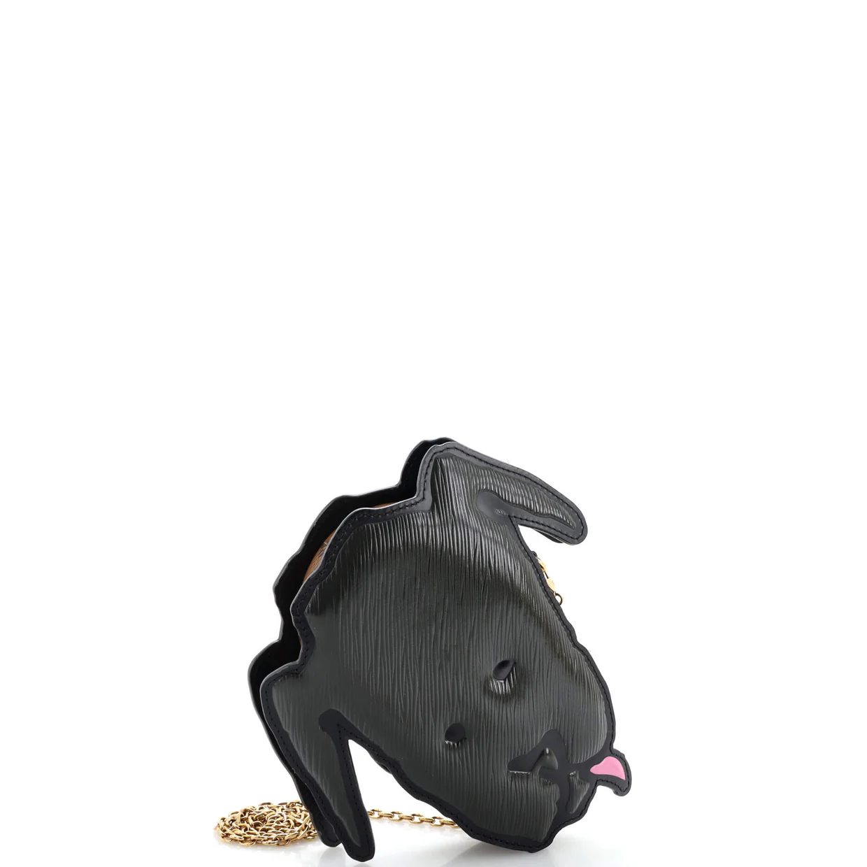 Grace Coddington Dog Face Bag Epi Leather and Reverse Monogram Canvas Mini - Deep Luxury