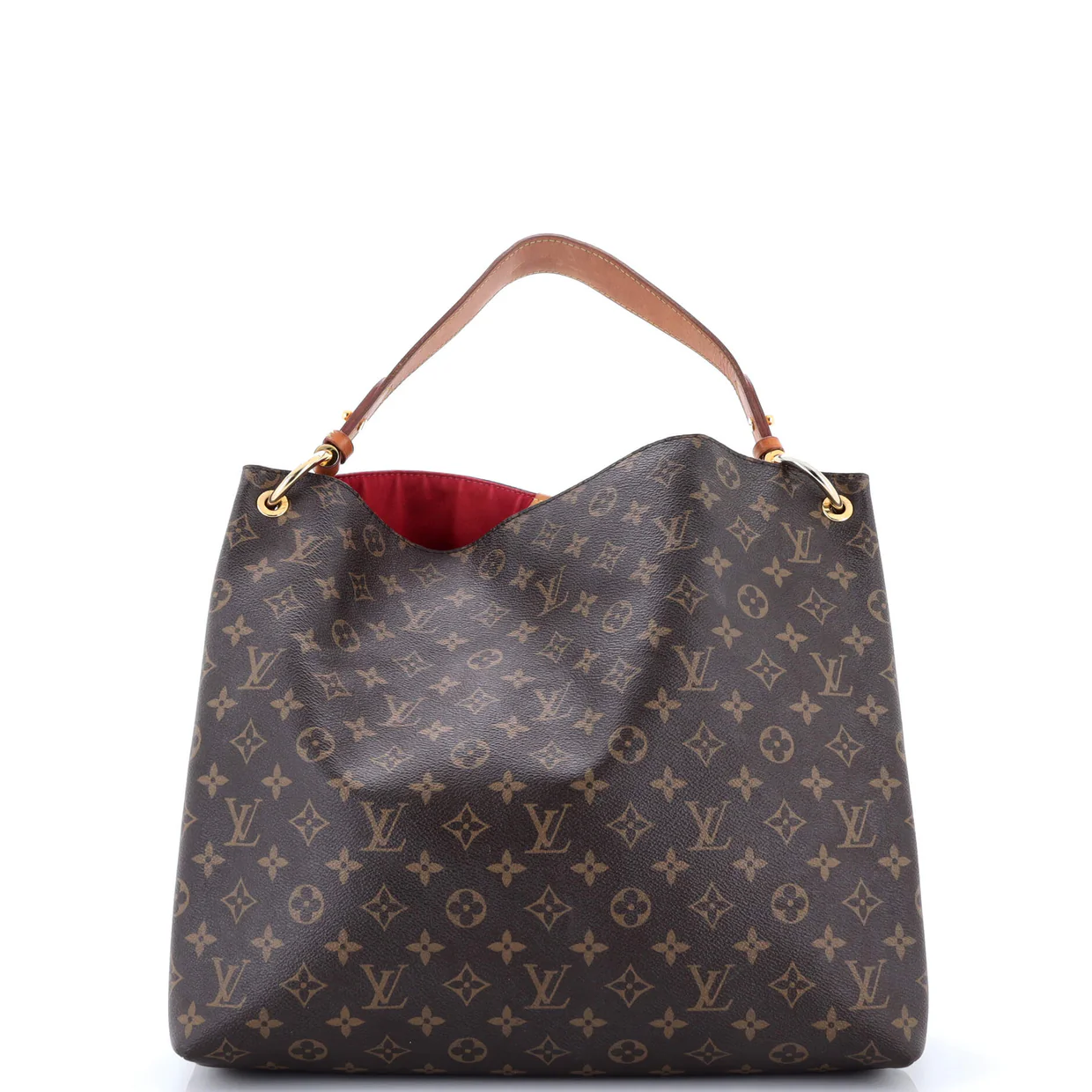 Graceful Handbag Monogram Canvas MM - Deep Luxury