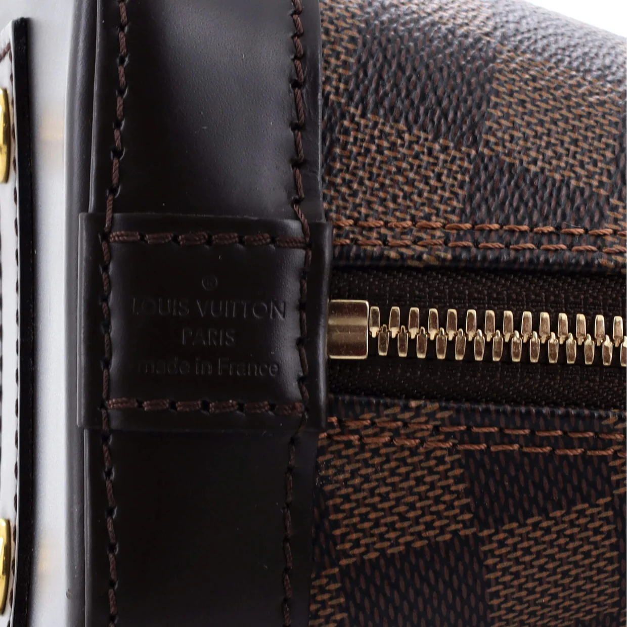 Alma Handbag Damier BB - Deep Luxury