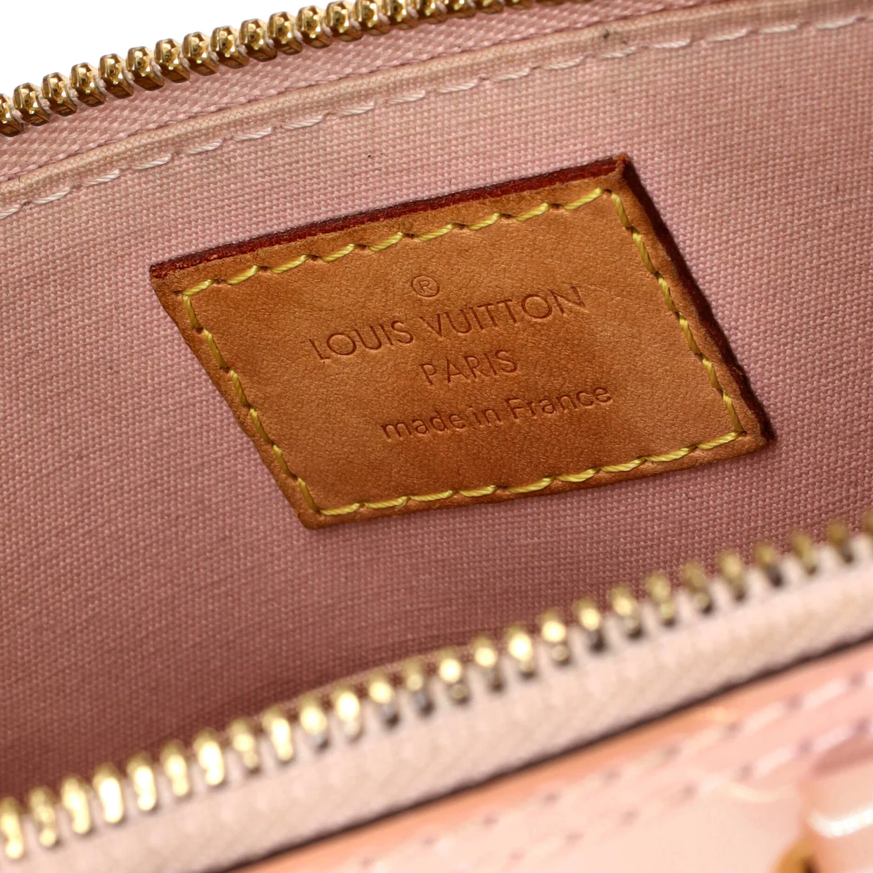 Alma Handbag Monogram Vernis BB - Deep Luxury