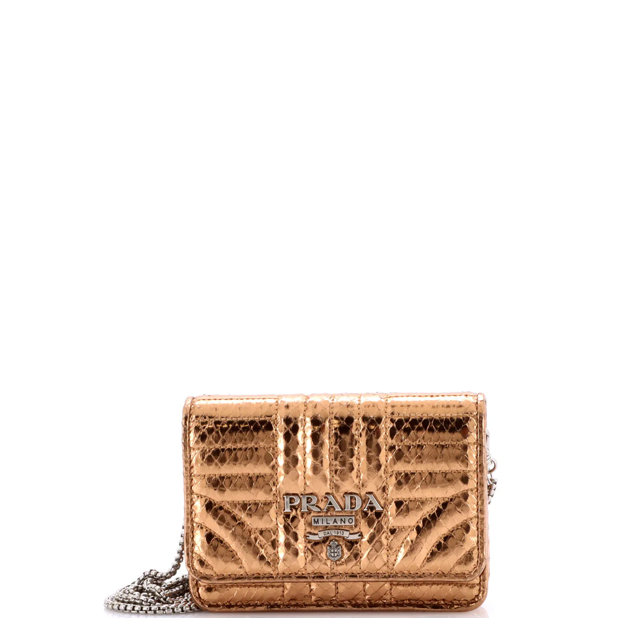 Wallet on Chain Diagramme Quilted Ayers Mini - Deep Luxury