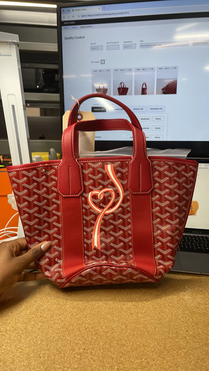 Belharra Tote Printed Coated Canvas PM - Deep Luxury