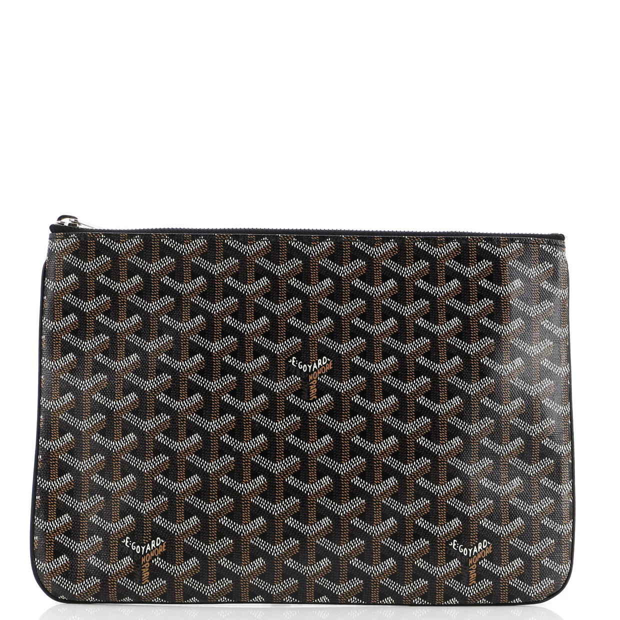 Senat Zip Pouch Coated Canvas MM - Deep Luxury