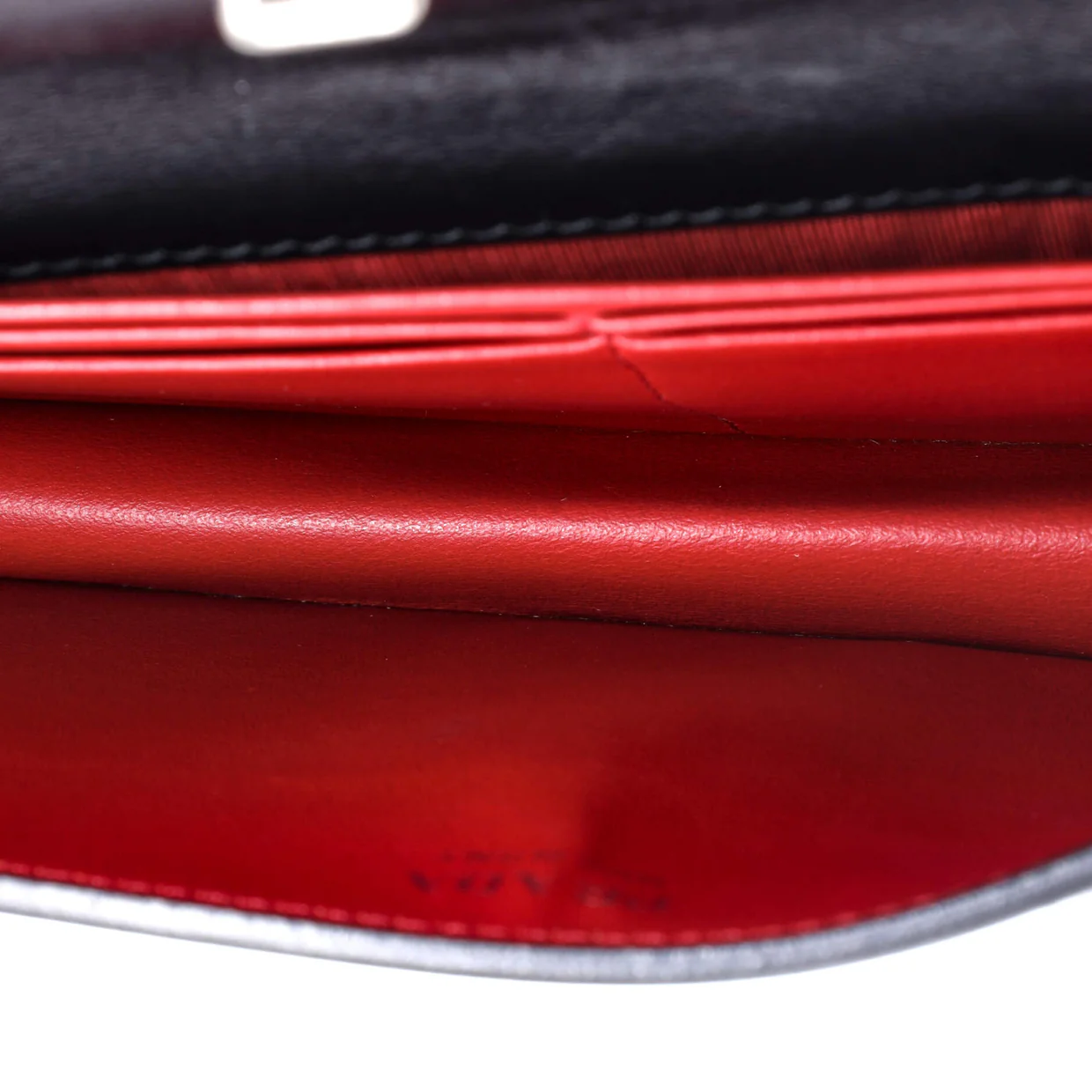 Elektra Wallet on Chain Studded Leather - Deep Luxury