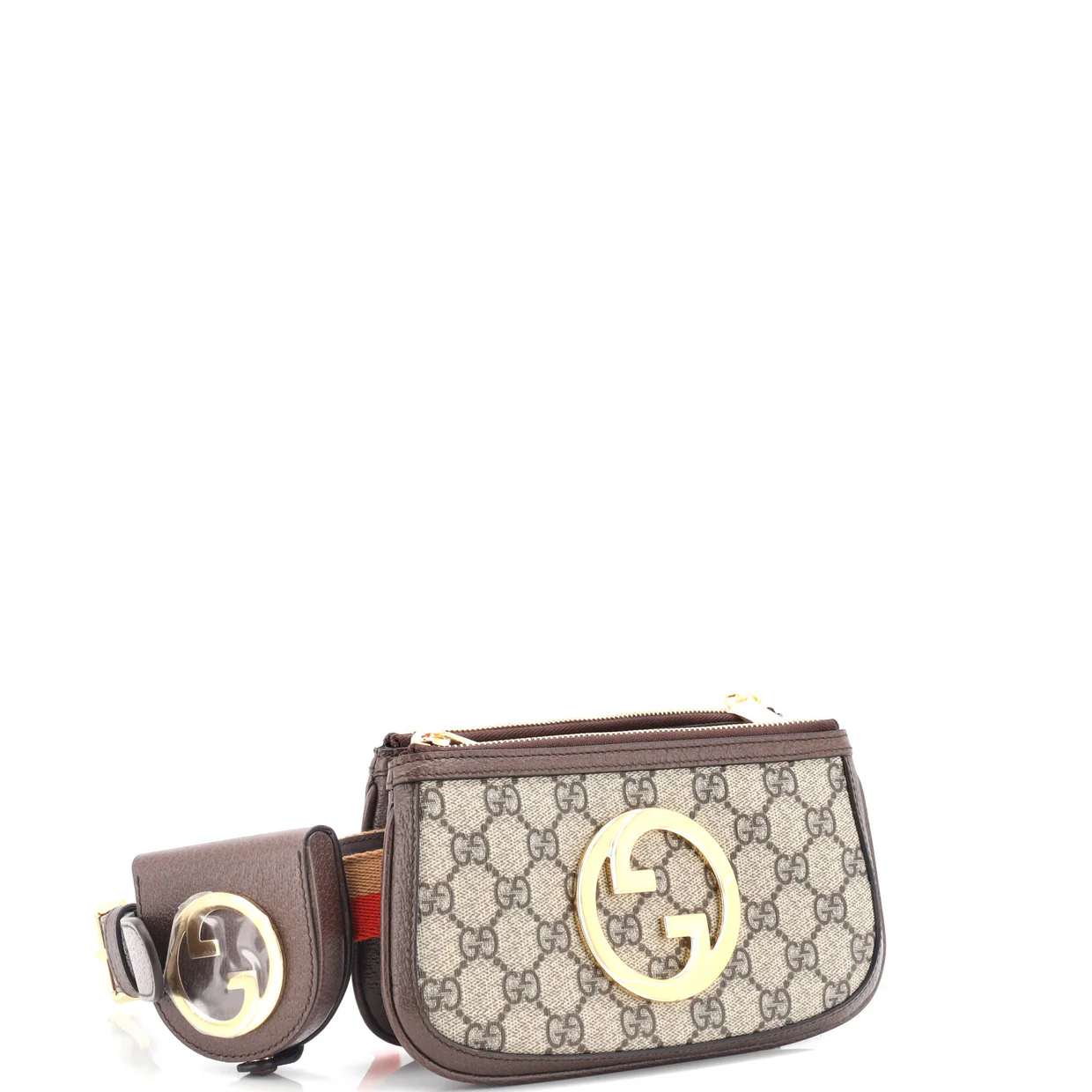 Blondie Multi Pocket Belt Bag GG Coated Canvas - Deep Luxury