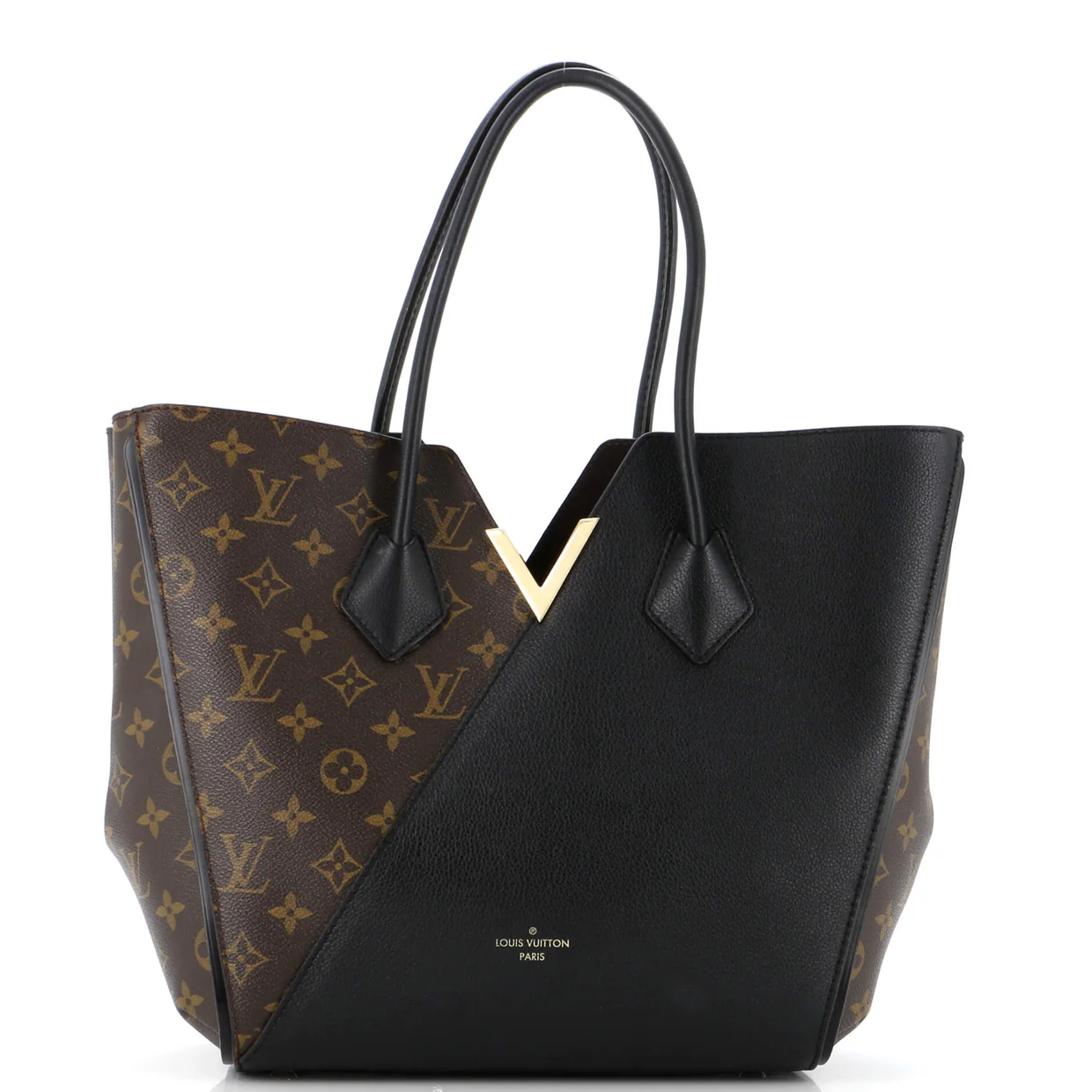 Kimono Handbag Monogram Canvas and Leather MM - Deep Luxury