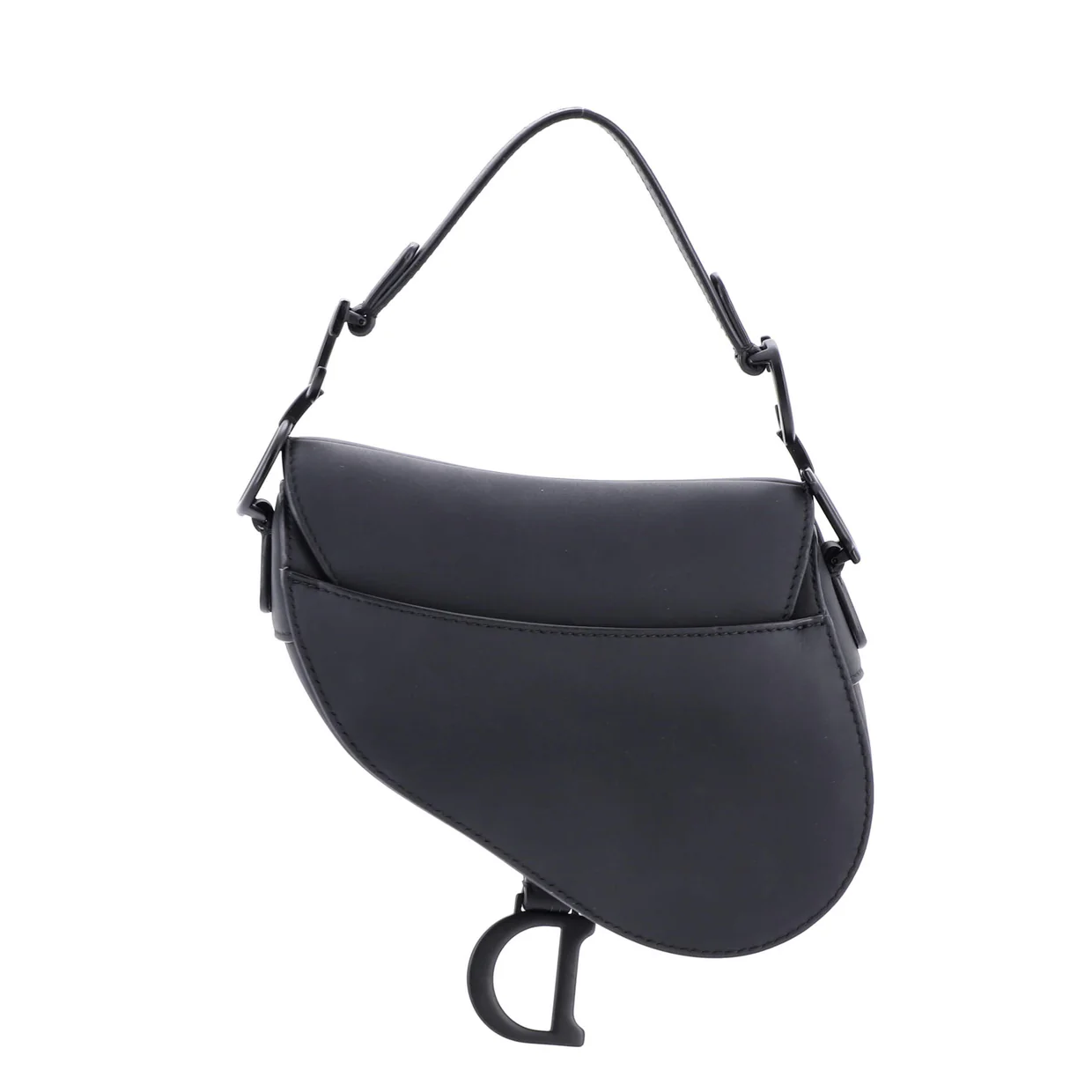 Ultra Matte Saddle Handbag Leather Mini - Deep Luxury
