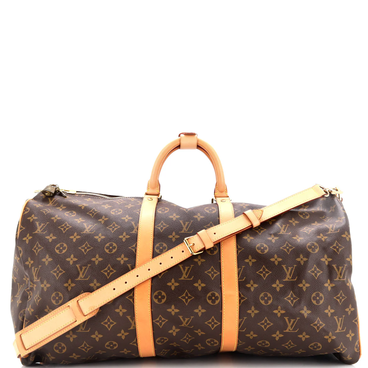 Keepall Bandouliere Bag Monogram Canvas 55 - Deep Luxury
