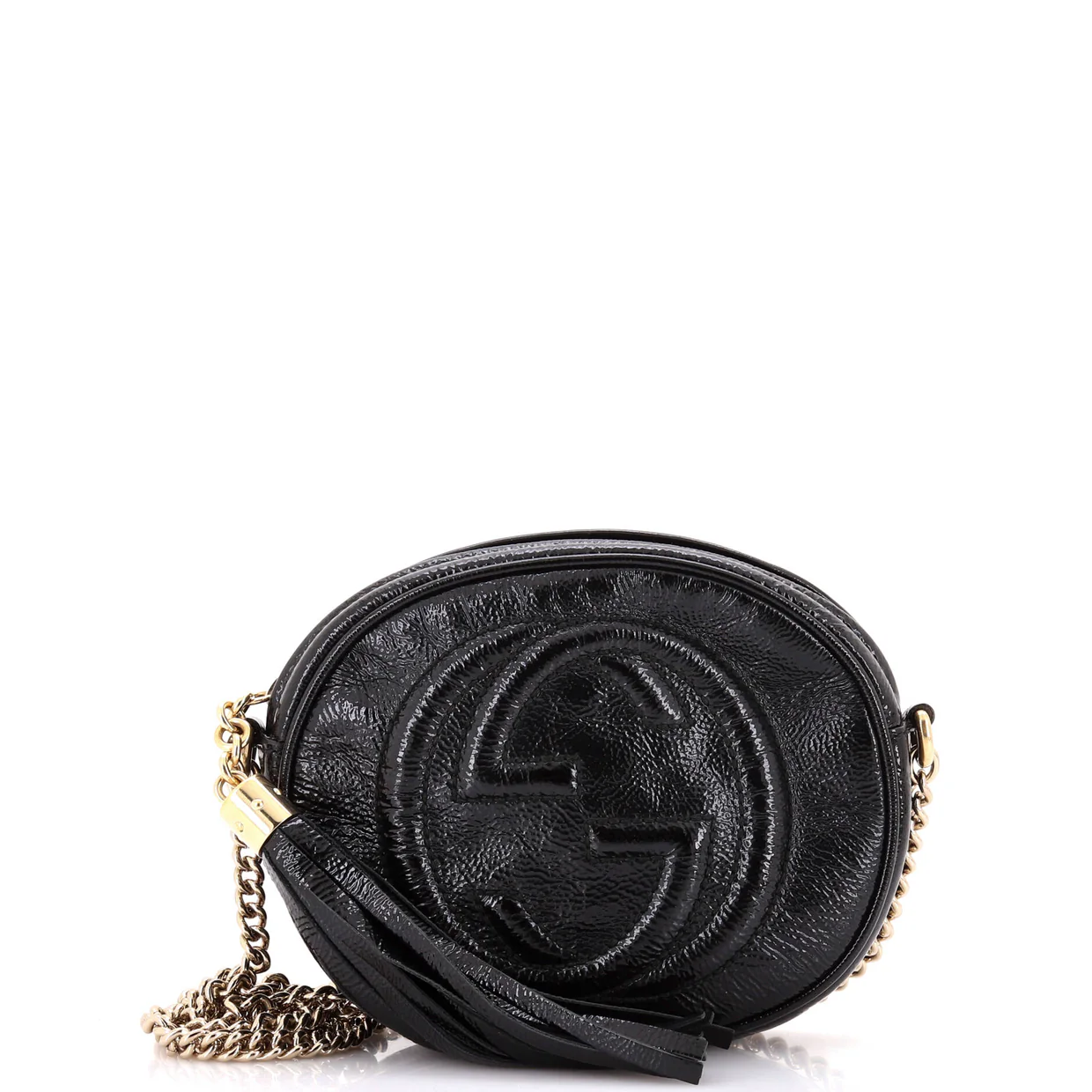 Soho Chain Bag Patent Mini - Deep Luxury