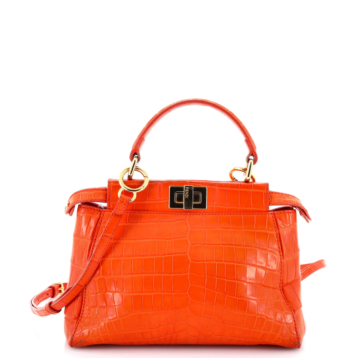 Peekaboo Bag Crocodile Mini - Deep Luxury