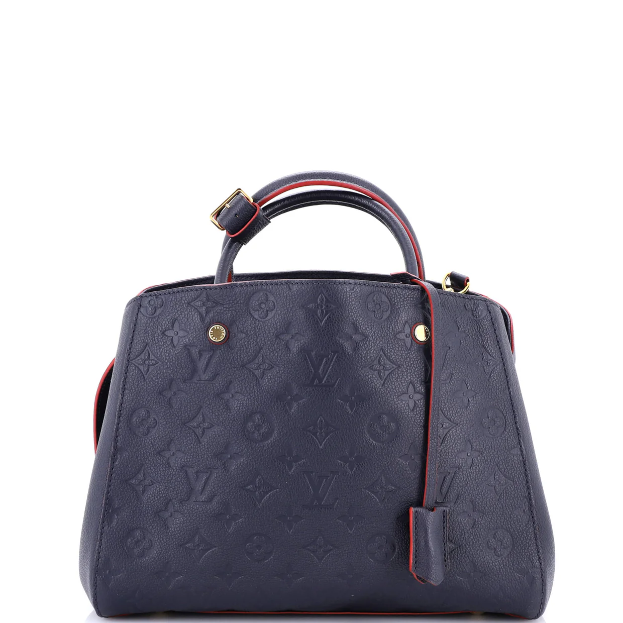 Montaigne Handbag Monogram Empreinte Leather MM - Deep Luxury