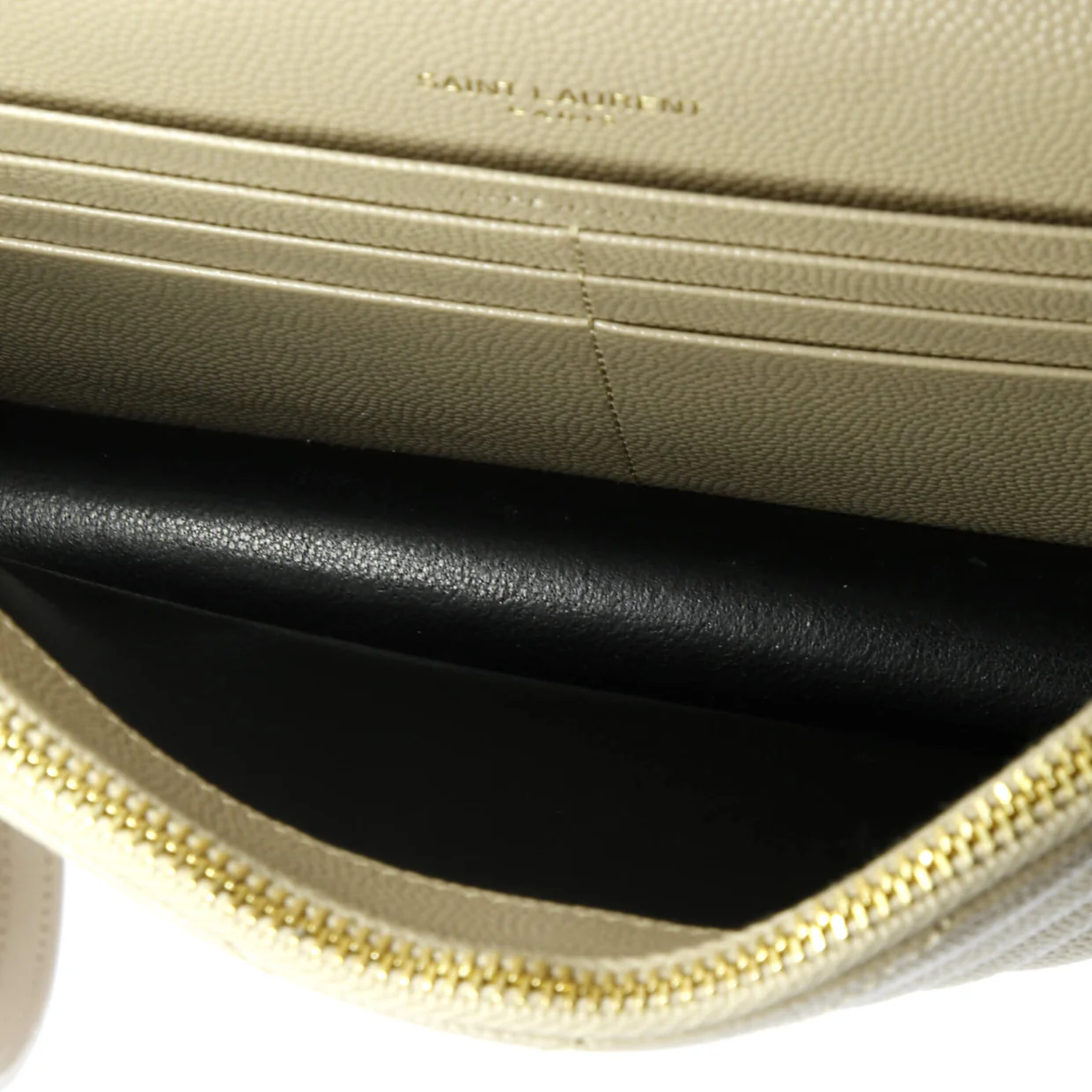 Classic Monogram Wallet on Chain Matelasse Chevron Leather Small - Deep Luxury