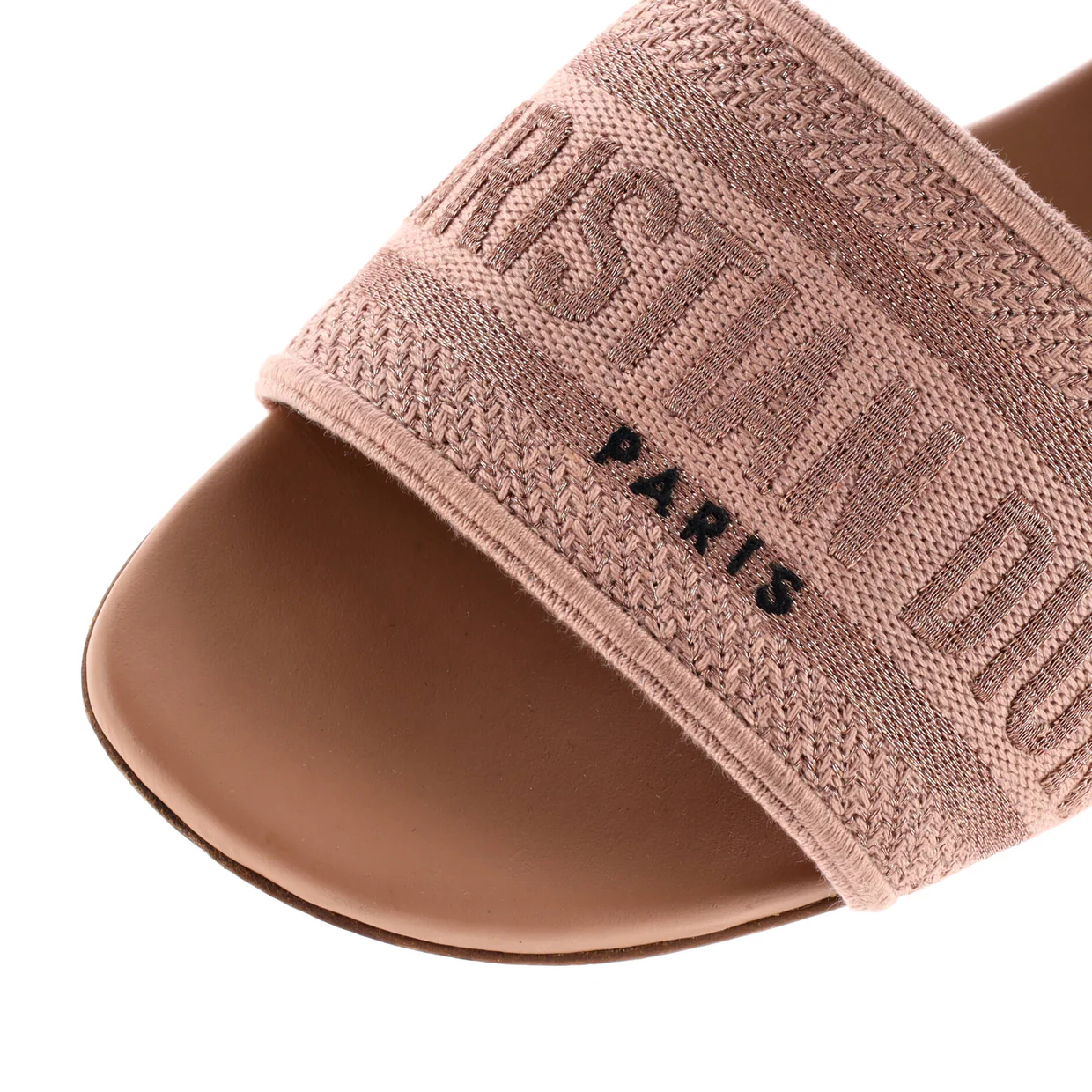 Women's Dway Flat Sandals Embroidered Canvas - Deep Luxury