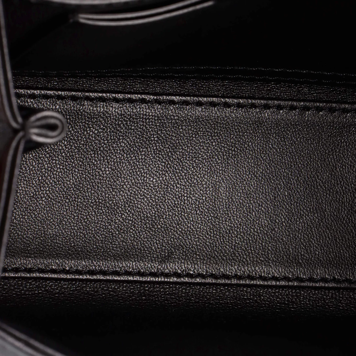 One Stud Top Handle Flap Bag Leather Mini - Deep Luxury