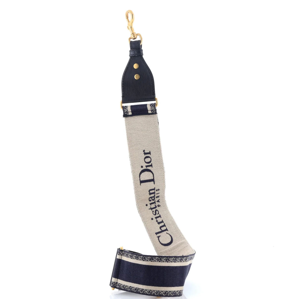 Logo Shoulder Strap Embroidered Canvas - Deep Luxury