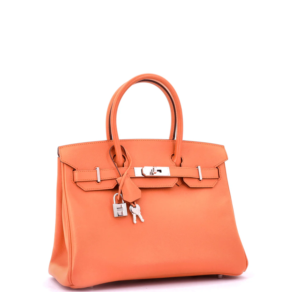 Birkin Handbag Mangue Epsom with Palladium Hardware 30 - Deep Luxury