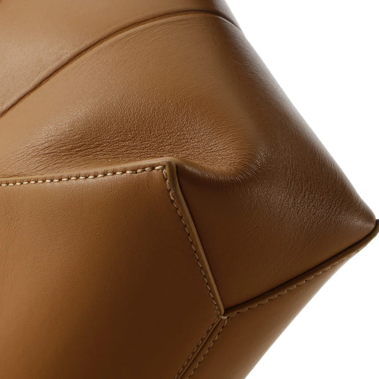 Puzzle Fold Tote Leather Mini - Deep Luxury