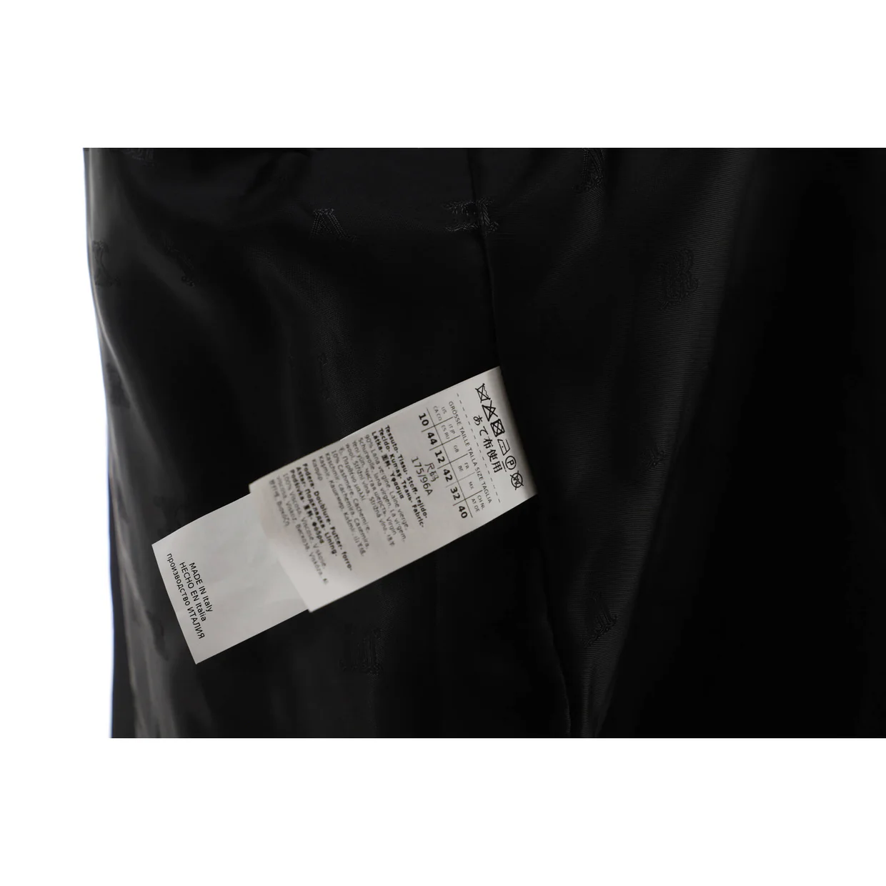 Women's 101801 Icon Double Breasted Short Coat Wool and Cashmere Blend - Deep Luxury