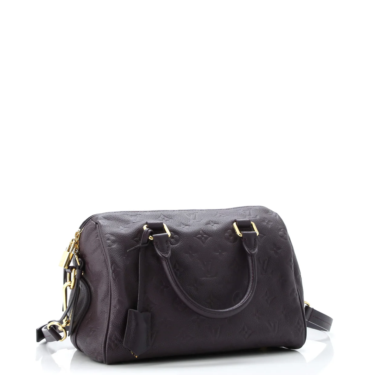 Speedy Bandouliere Bag Monogram Empreinte Leather 25 - Deep Luxury