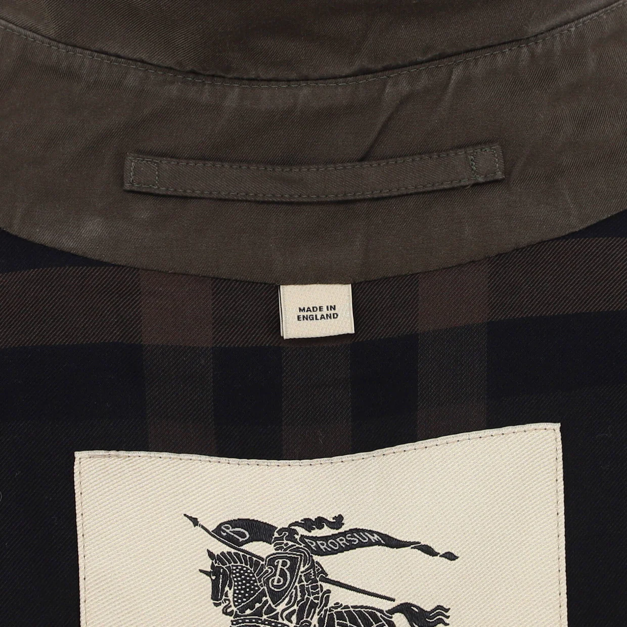 Men's Double Breasted Trench Coat Cotton with Leather - Deep Luxury