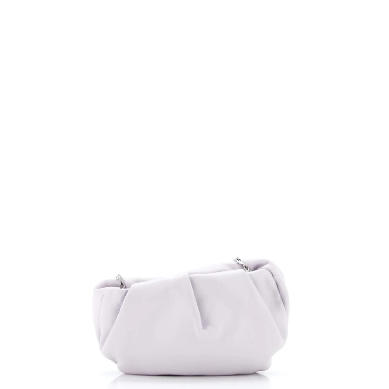 Rose Chain Clutch Leather - Deep Luxury