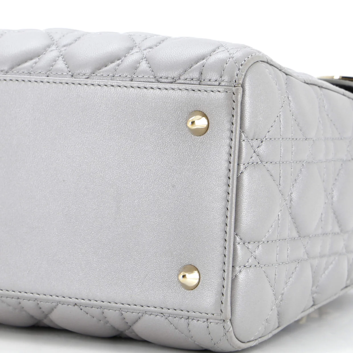 Lady Dior Bag Cannage Quilt Lambskin Medium - Deep Luxury