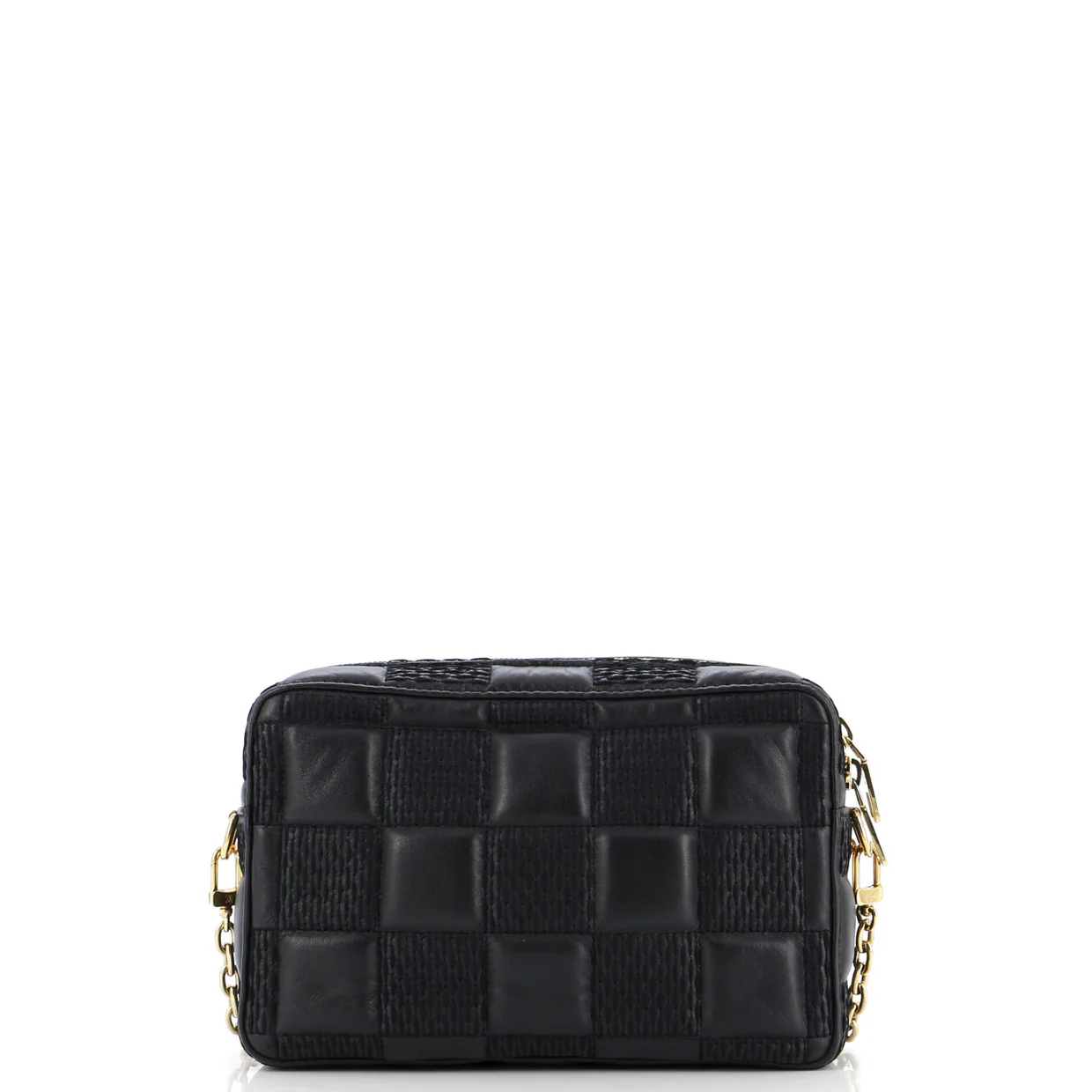 Troca Handbag Damier Quilted Lambskin PM - Deep Luxury