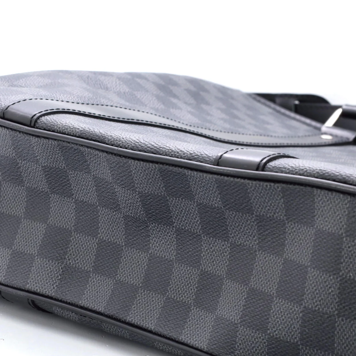 Tadao Handbag Damier Graphite PM - Deep Luxury