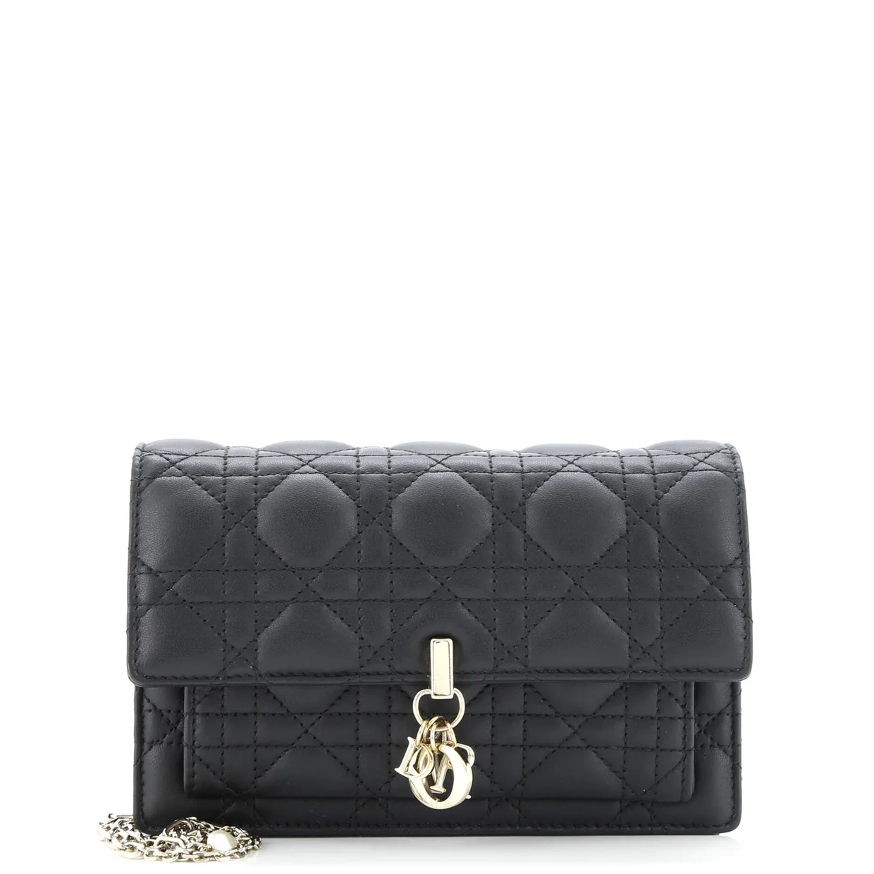 Miss Dior Charms Chain Pouch Cannage Quilt Lambskin - Deep Luxury