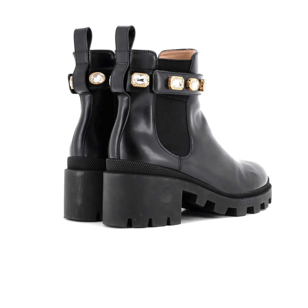 Women's Trip Boots Embellished Leather - Deep Luxury