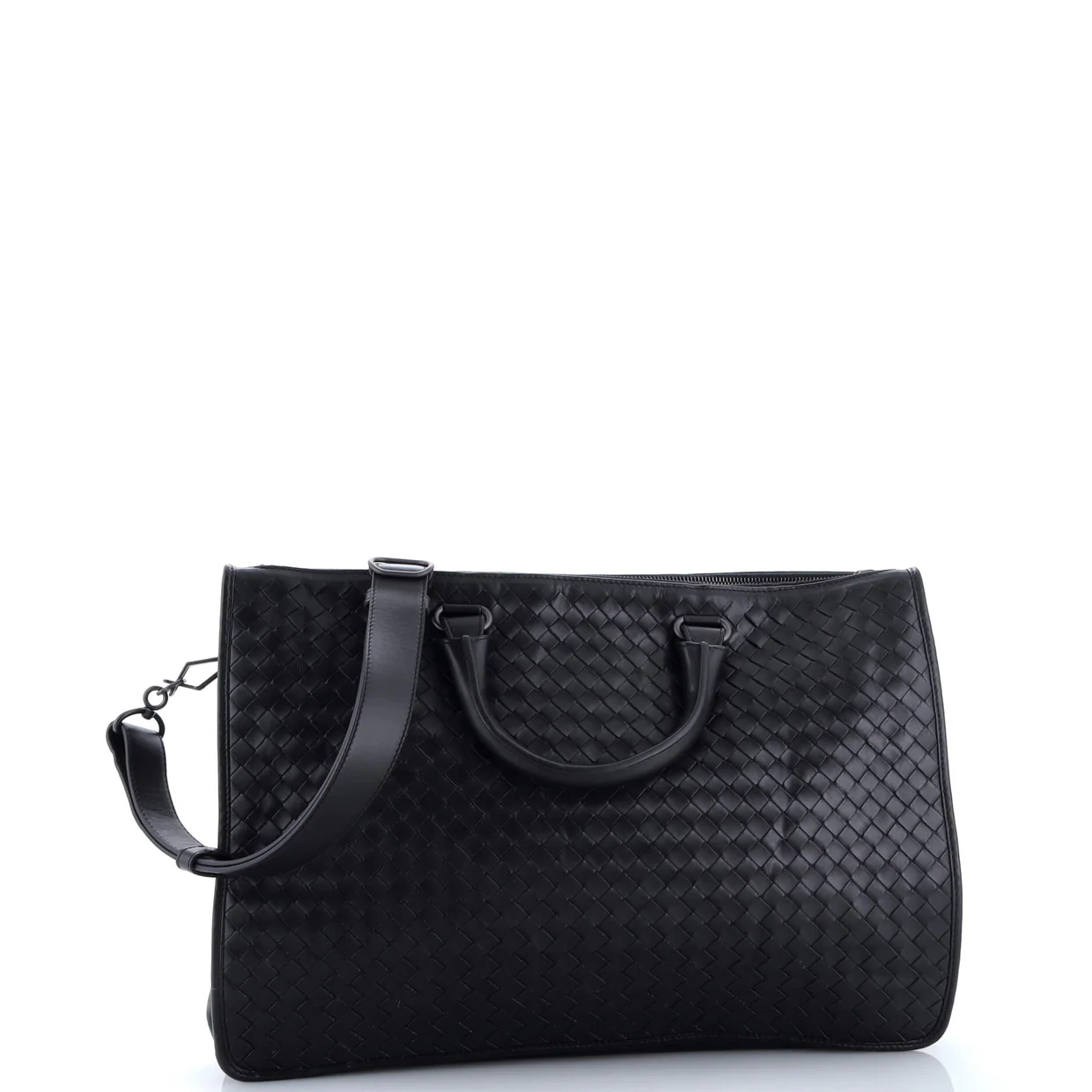 Convertible Zip Briefcase Intrecciato Nappa Large - Deep Luxury