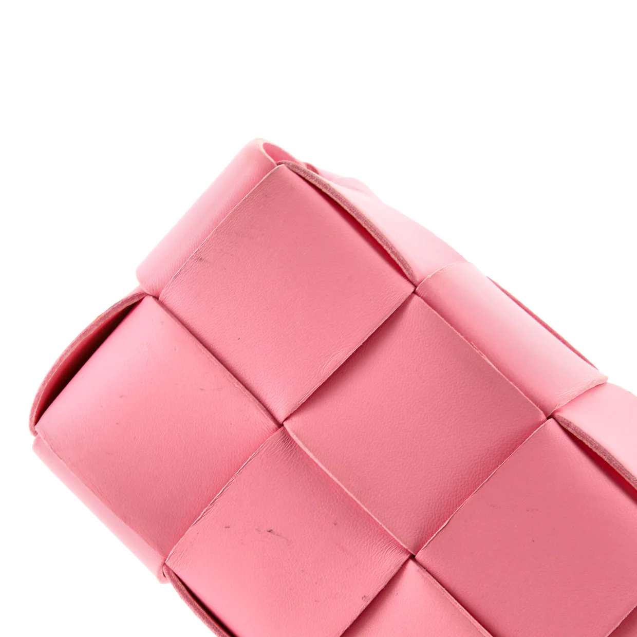 Brick Cassette Shoulder Bag Maxi Intrecciato Leather Small - Deep Luxury