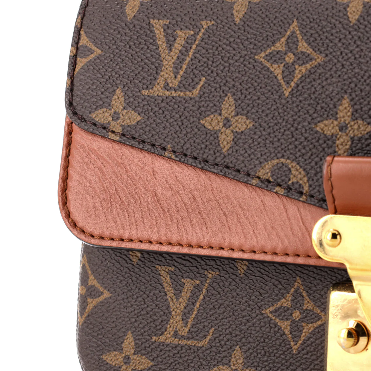 Marceau Handbag Monogram Canvas with Leather - Deep Luxury