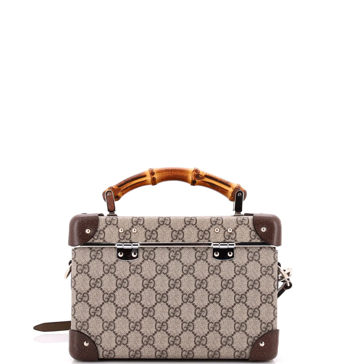 Bamboo Globe-Trotter Vanity Case GG Coated Canvas - Deep Luxury