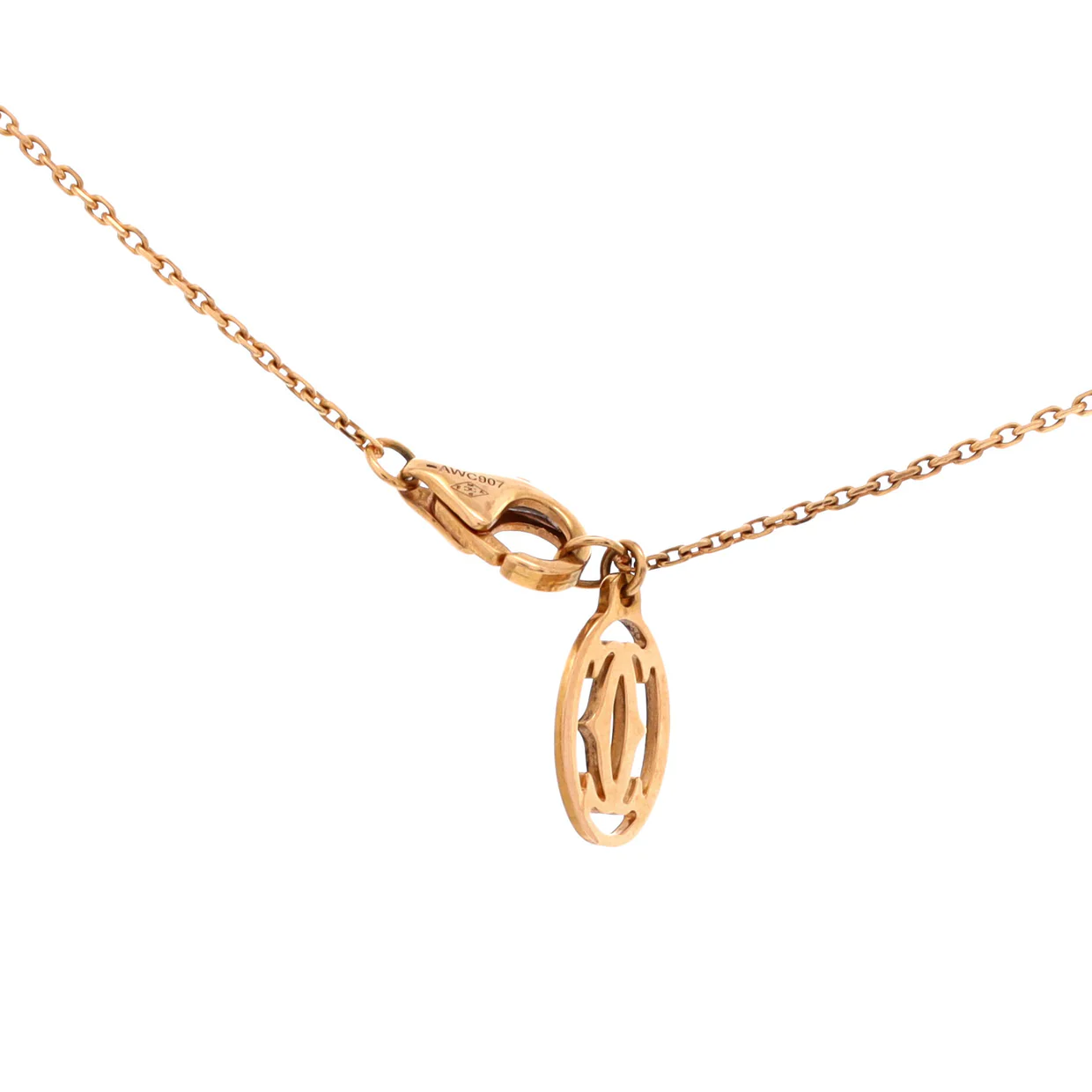 Cross Pendant Necklace 18K Rose Gold with Pink Sapphires - Deep Luxury