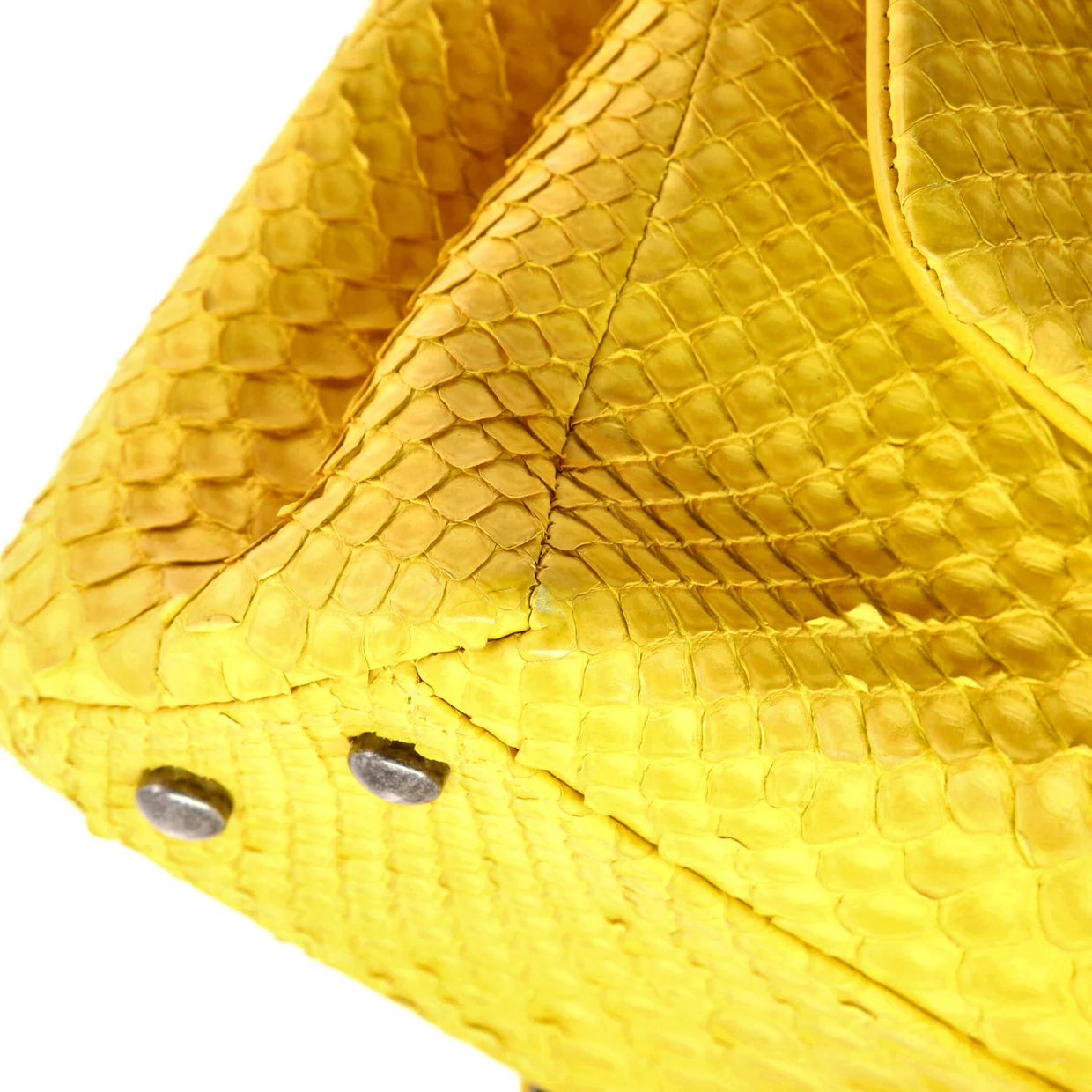 Coco Top Handle Bag Python Mini - Deep Luxury