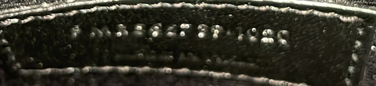 Uptown Pouch Crocodile Embossed Leather - Deep Luxury