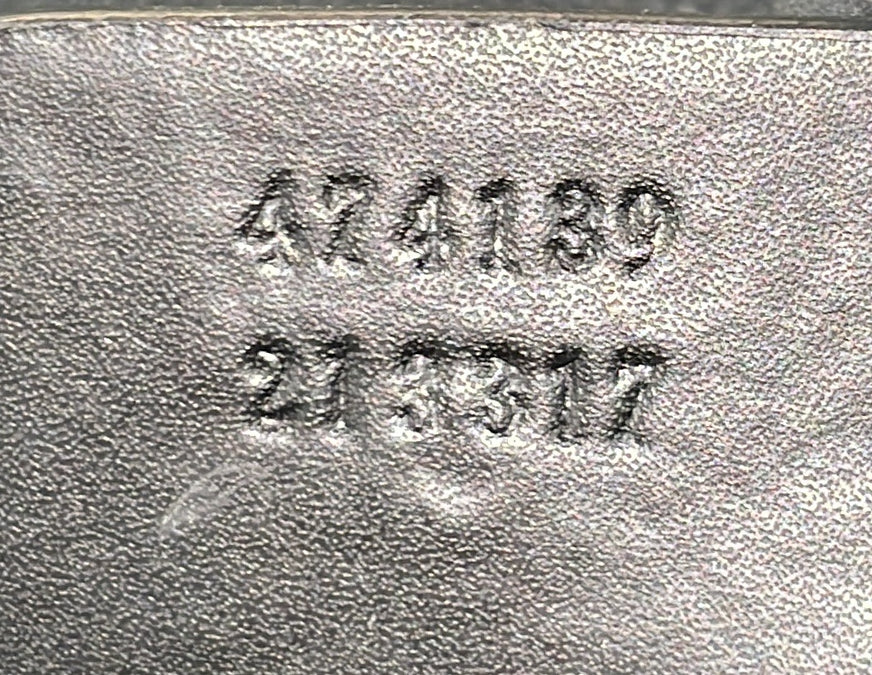 Web Zip Flat Messenger GG Coated Canvas Medium - Deep Luxury