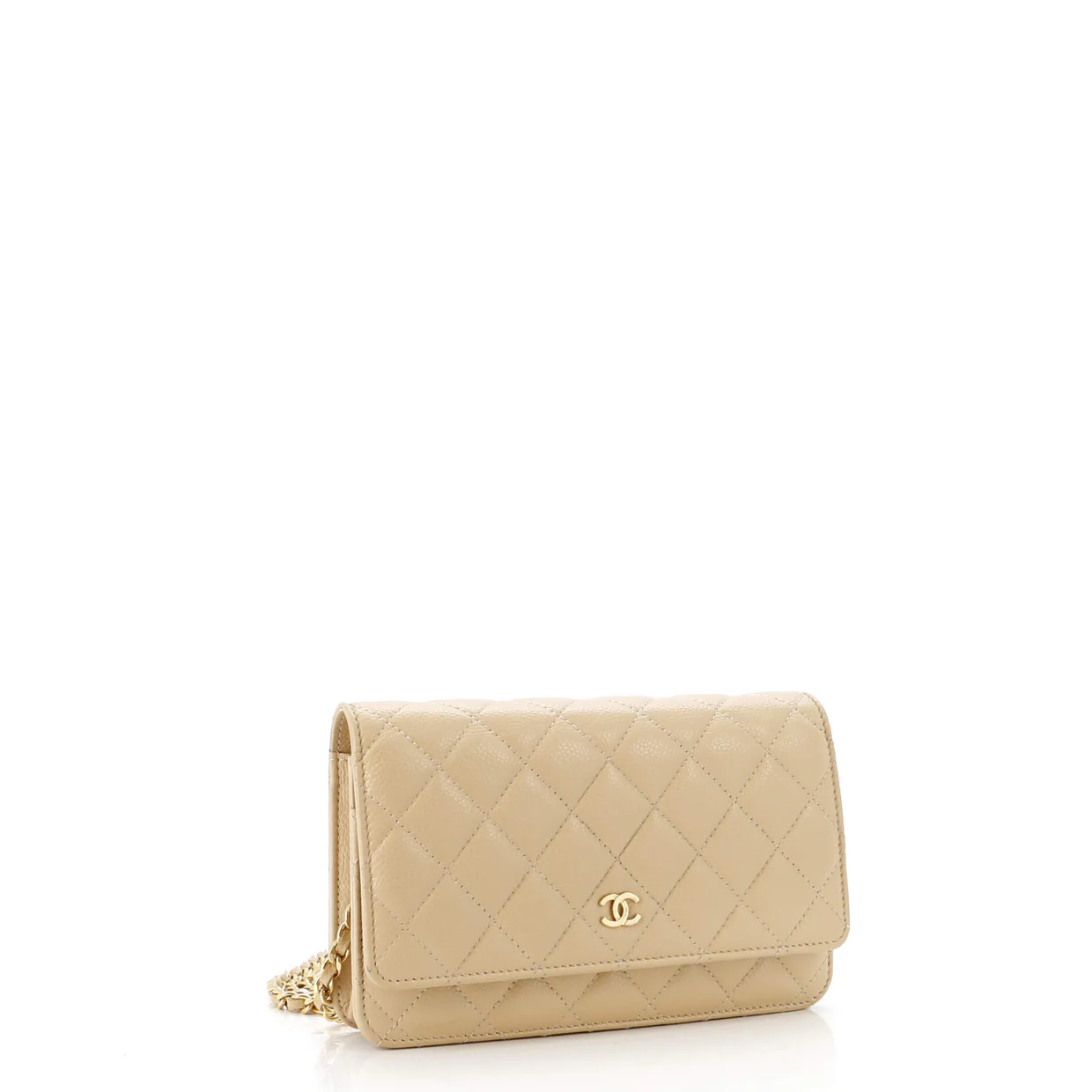 Wallet on Chain Quilted Lambskin - Deep Luxury