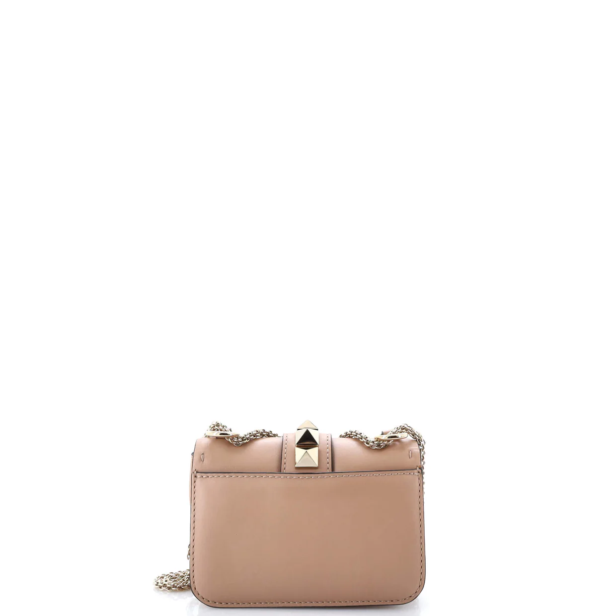 Glam Lock Shoulder Bag Embellished Leather Mini - Deep Luxury