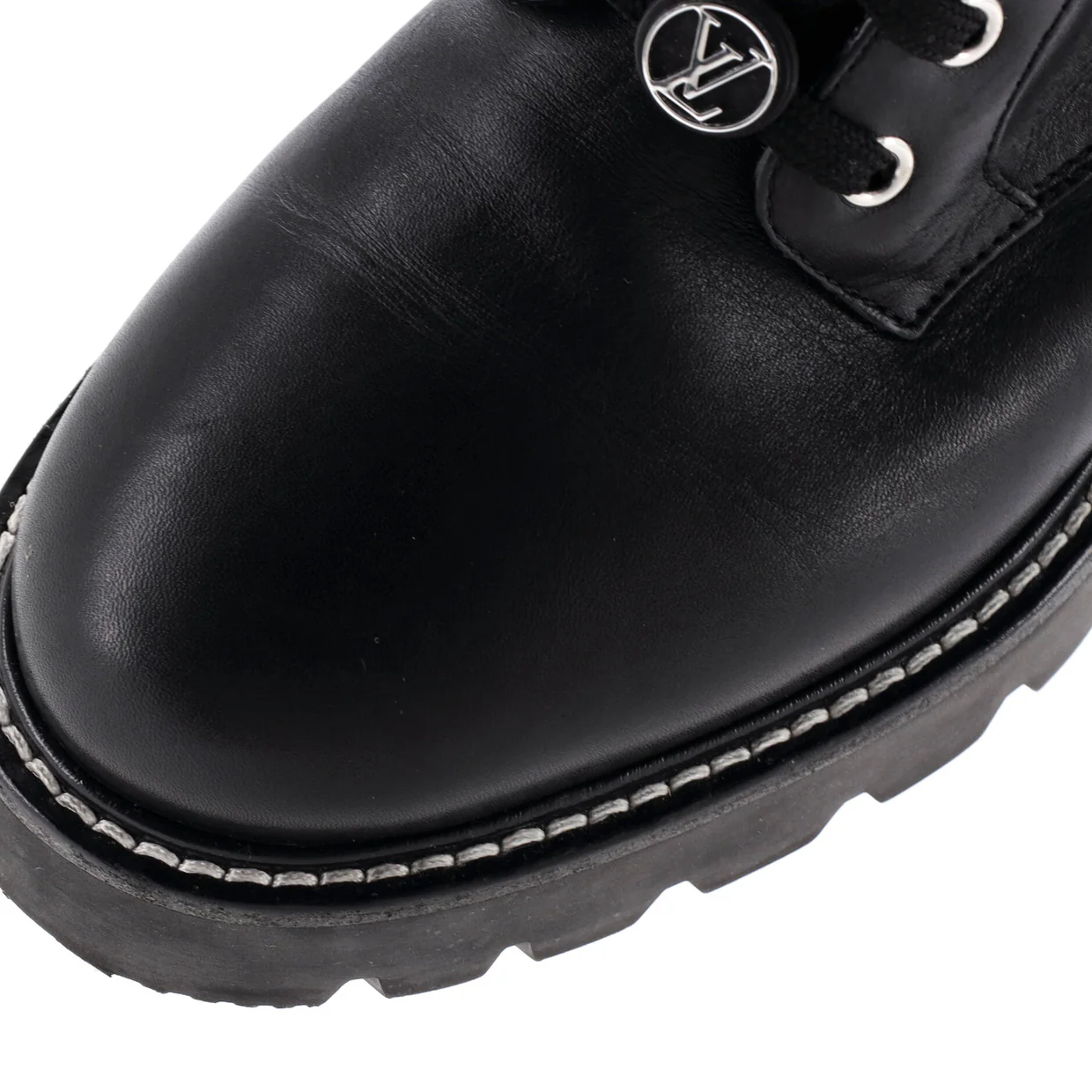 Women's Logo Territory Flat Ranger Boots Leather - Deep Luxury