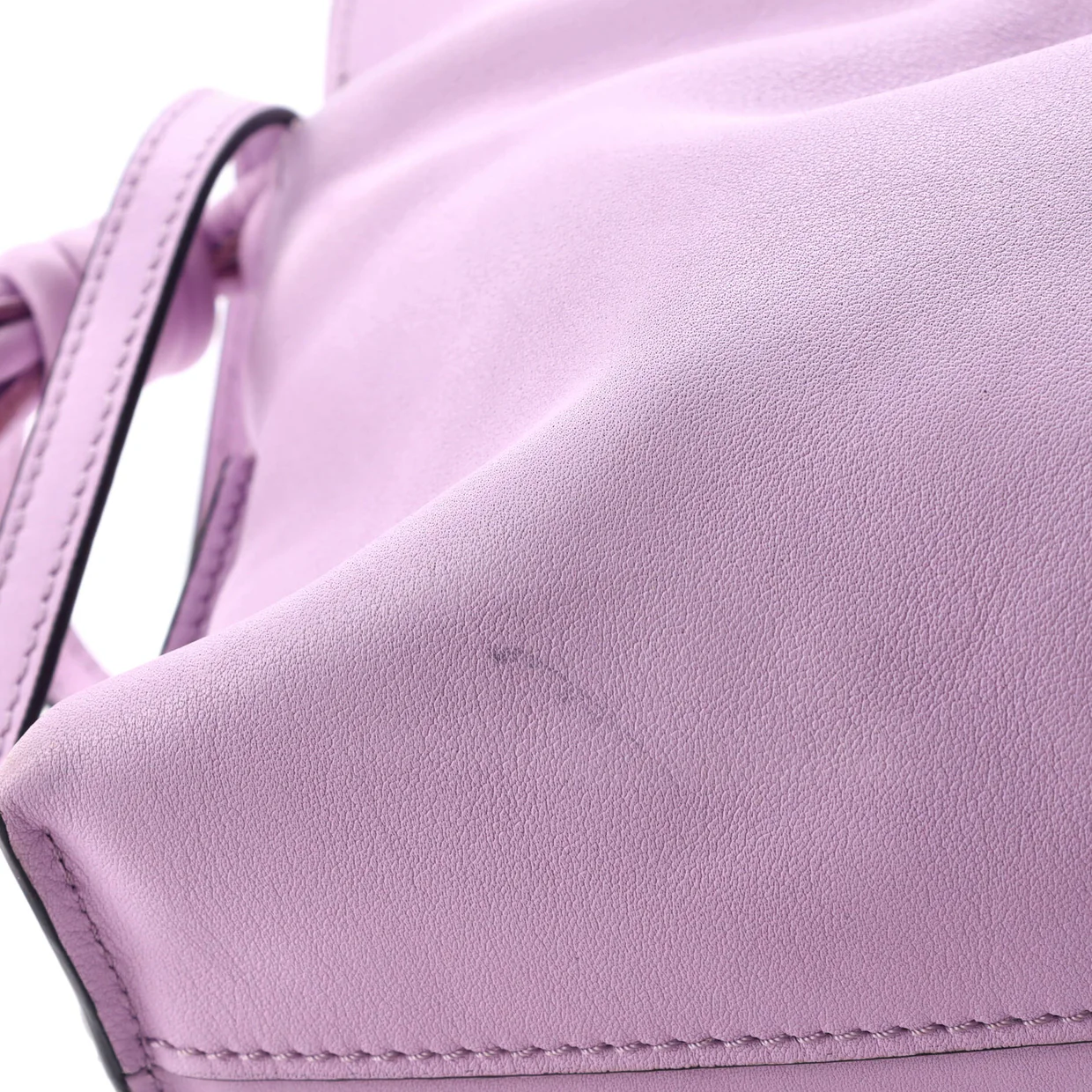 Flamenco Knot Clutch Leather Mini - Deep Luxury