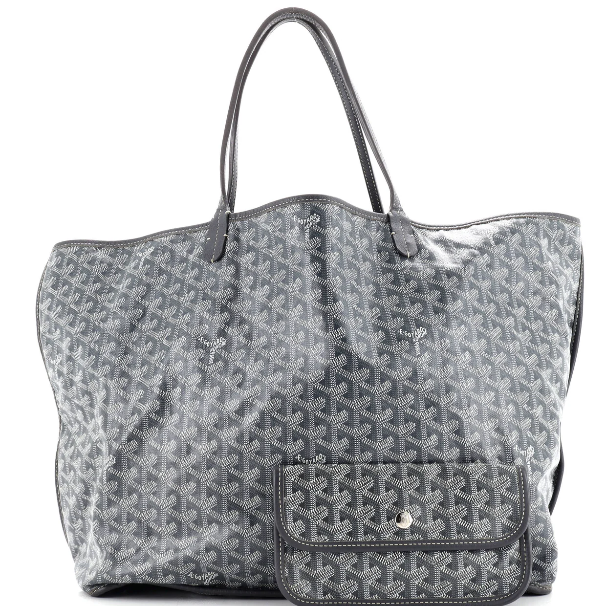 Anjou Reversible Tote Coated Canvas GM - Deep Luxury