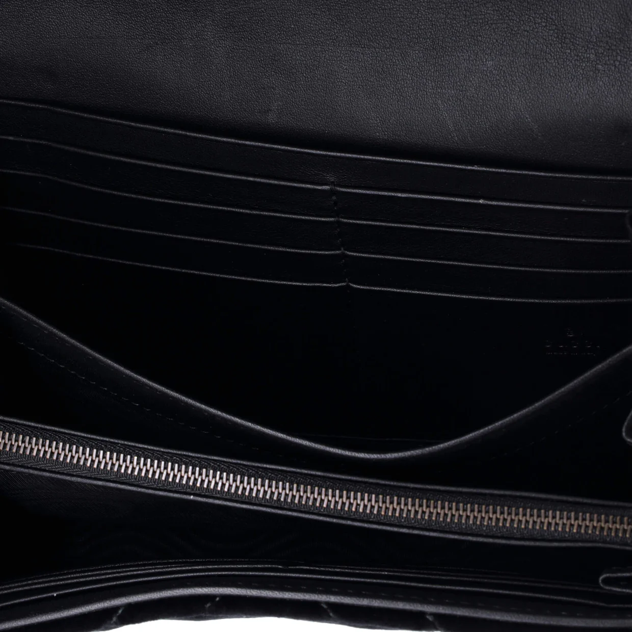 GG Marmont Chain Wallet Matelasse Velvet Mini - Deep Luxury